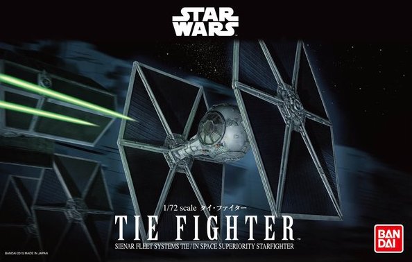 Bandai 01201 1:72 Star Wars TIE Fighter
