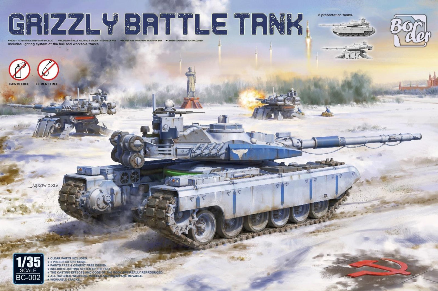 Border Models BC-002 1:35 Grizzly Battle Tank