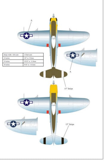 Barracuda Studios BC32001 1:32 P-47 Thunderbolts Part 2 Decals