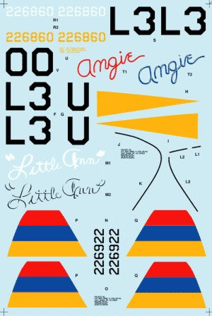 Barracuda Studios BC32001 1:32 P-47 Thunderbolts Part 2 Decals
