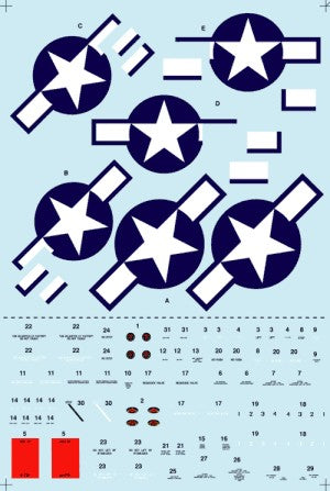 Barracuda Studios BC32001 1:32 P-47 Thunderbolts Part 2 Decals