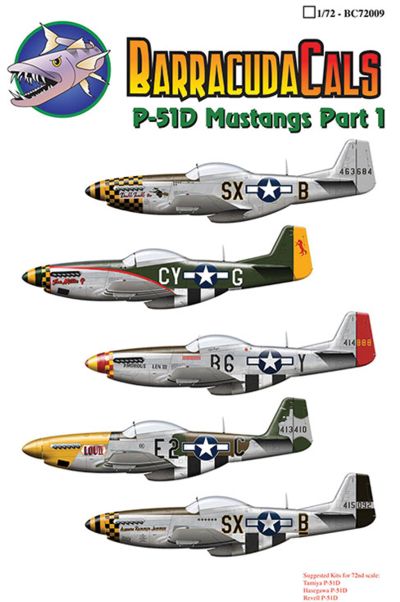 Barracuda Studios BC72009 1:72 P-51 Mustangs Part 1