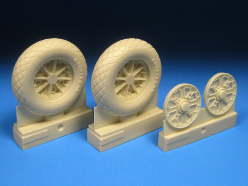 Barracuda Studios BCR24412 1:24 Grumman F6F-6 Hellcat Diamond Tread Wheels