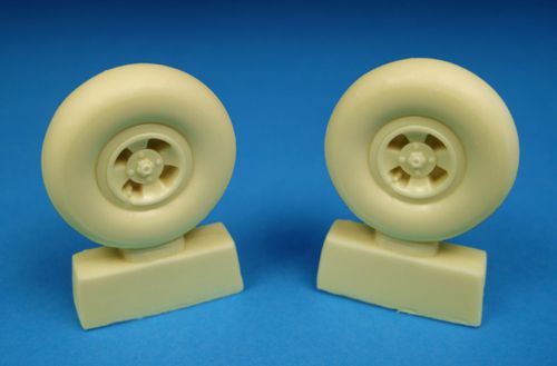 Barracuda Studios BCR32006 1:32 Supermarine Spitfire Mk.IXc 4-Slot Main Wheels