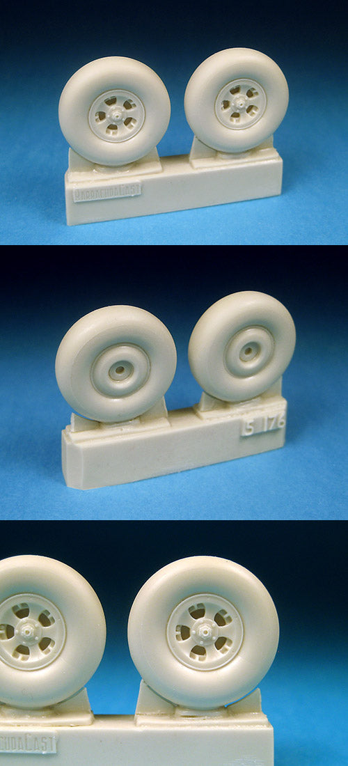 Barracuda Studios BCR32176 1:32 Supermarine Spitfire Mk.I-Mk.V Five Slot Main Wheels