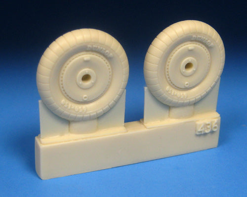 Barracuda Studios BCR32436 1:32 Messerschmitt Bf-109E/F Mainwheels with Ribbed Tires