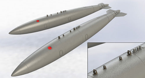 Barracuda Studios BCR32477 1:32 Douglas A-4 Skyhawk 300 Gallon Drop Tanks