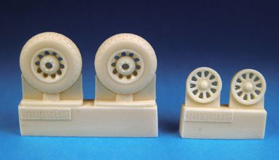 Barracuda Studios BCR48051 1:48 North-American P-51D Mustang Hexagonal Tread Wheels
