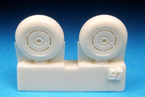 Barracuda Studios BCR48097 1:48 Supermarine Spitfire Mk.XIX 3 slot wheels - Circumferential