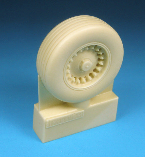 Barracuda Studios BCR48238 1:48 Rockwell B-1B Lancer Main and Nose Wheel Set