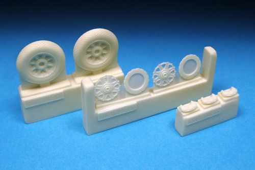 Barracuda Studios BCR48242 1:48 Grumman F8F-1 Bearcat Mainwheels
