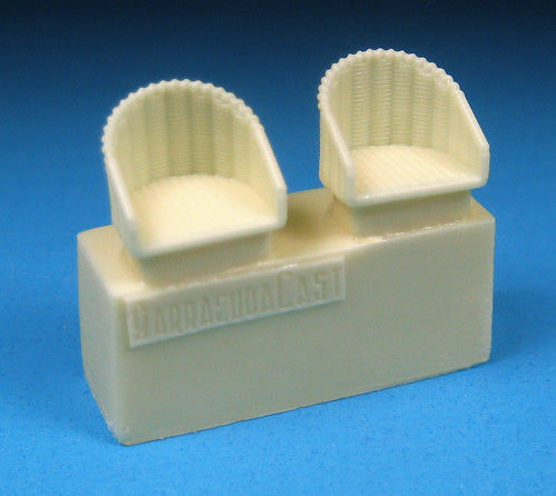 Barracuda Studios BCR48259 1:48 British WWI Wicker Seat - No Belts