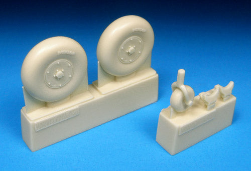 Barracuda Studios BCR48308 1:48 Boulton-Paul Defiant Mainwheels and Tailwheel