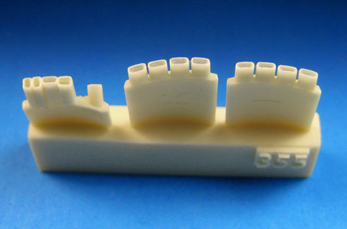 Barracuda Studios BCR48355 1:48 FW 190A-1 through A-9, F, G Exhausts