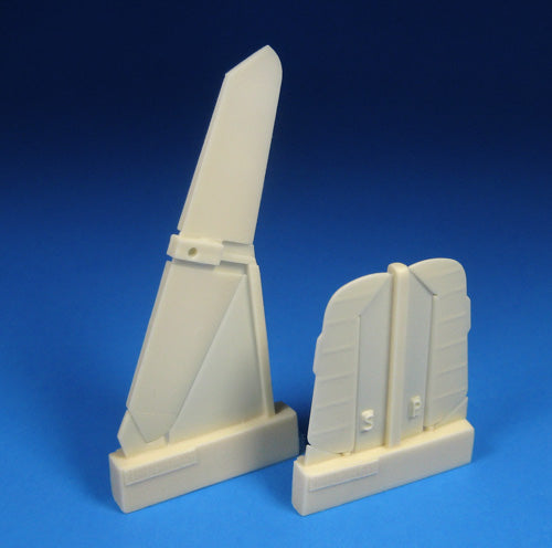 Barracuda Studios BCR48368 1:48 Bf-109G-6 Horizontal Tailplanes with Separate Elevators