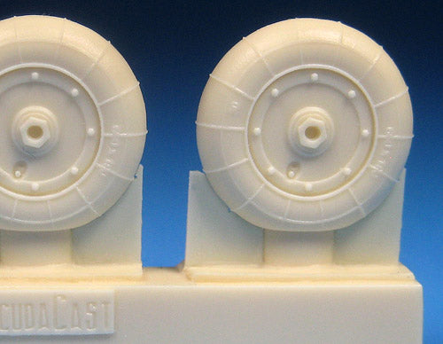 Barracuda Studios BCR48391 1:48 Messerschmitt Bf-109G-10 and Bf-109K-4 Main wheels