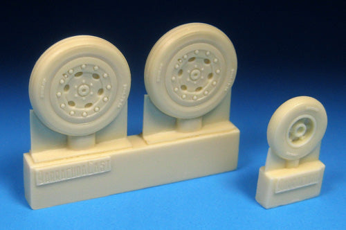 Barracuda Studios BCR48406 1:48 Hawker Hunter F.4/F.6 Main and Nose Wheels