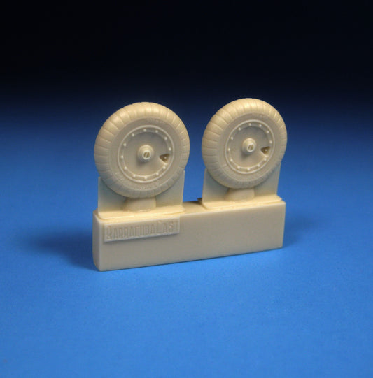 Barracuda Studios BCR48422 1:48 Focke-Wulf Fw 190A-6 through A-9, F, D Mainwheels w Ribbed Tire