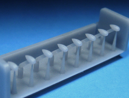 Barracuda Studios BCR48486 1:48 Bf 109F,G,K Aileron Mass Balances