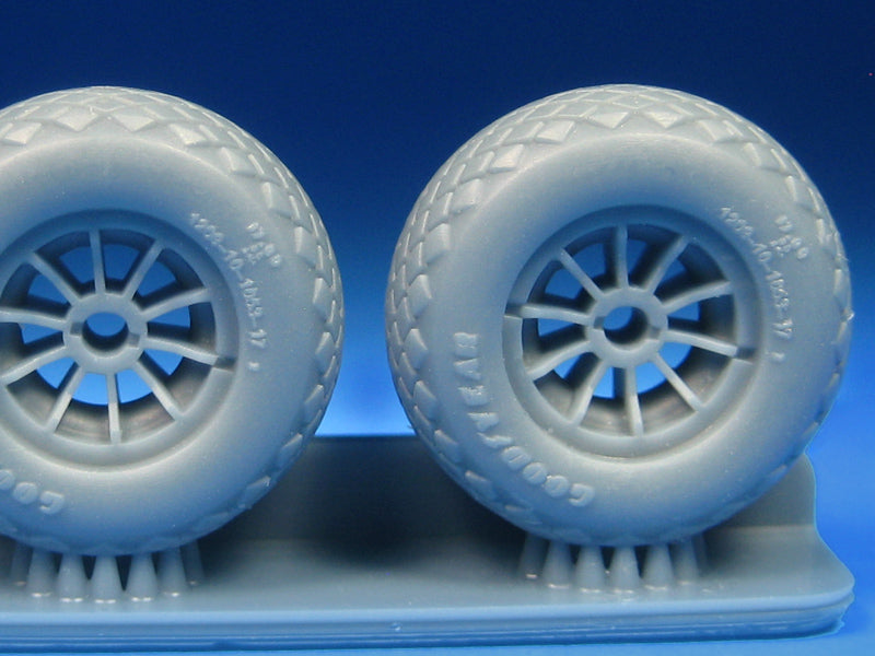 Barracuda Studios BR48499 1:48 P-51B/P-51D Mustang Diamond Tread Mainwheels