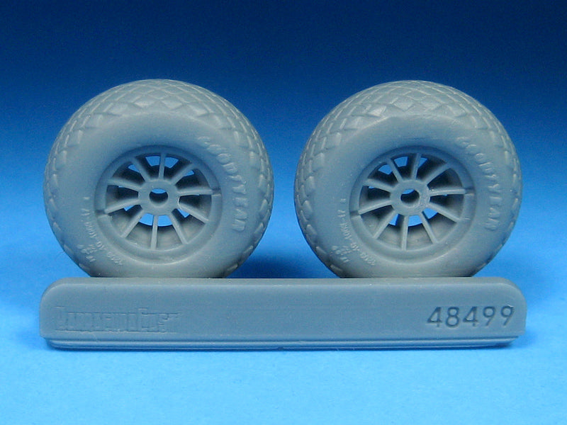 Barracuda Studios BR48499 1:48 P-51B/P-51D Mustang Diamond Tread Mainwheels