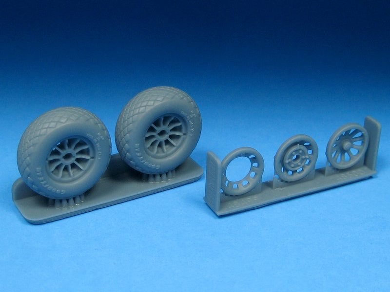 Barracuda Studios BR48499 1:48 P-51B/P-51D Mustang Diamond Tread Mainwheels