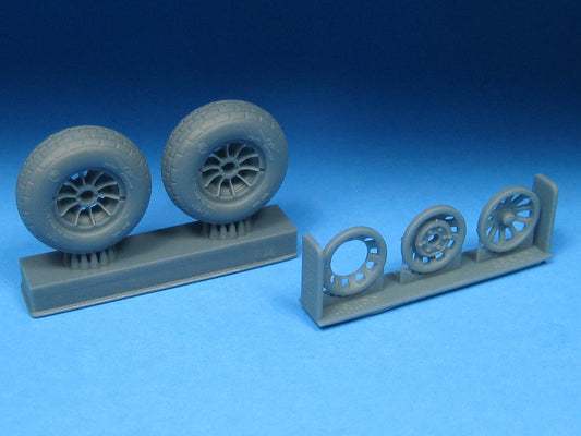 Barracuda Studios BR48500 1:48 P-51D Mustang Block Tread Mainwheels