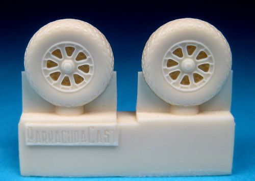 Barracuda Studios BCR72101 1:72 Vought Corsair, Grumman Hellcat Wheels - Diamond Tread