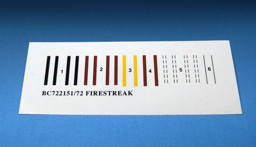 Barracuda Studios BCR72215 1:72 BAC/EE Lightning F.2A/F.6 Firestreak Missiles