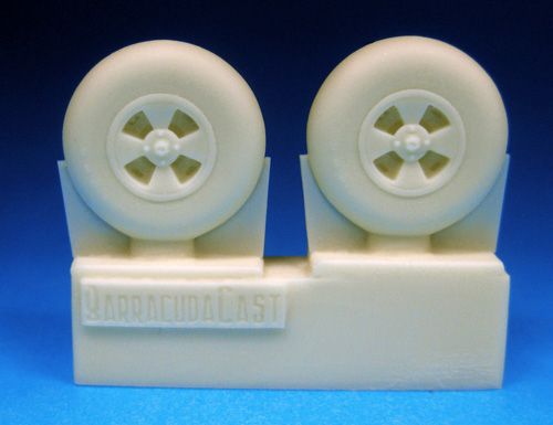 Barracuda Studios BCR72221 1:72 Hawker Tempest Mk.V Mainwheels - Smooth Tread