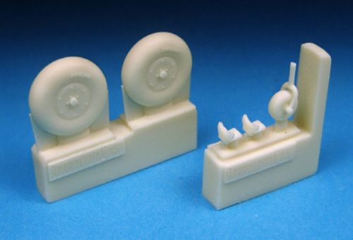 Barracuda Studios BCR72225 1:72 Boulton-Paul Defiant Mk.I Mainwheels and Tailwheel