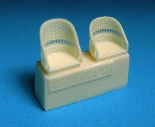 Barracuda Studios BCR72258 1:72 British WWI Wicker AGS Seats - No Belts