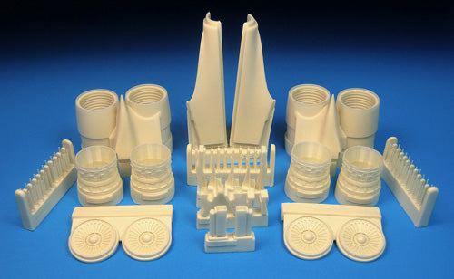Barracuda Studios BCR72298 1:72 B-1B Rear Nacelle and Late Exhaust Set
