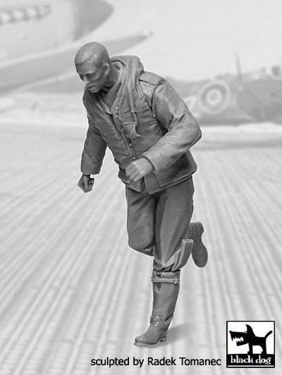 Blackdog F32043 1:32 RAF Fighter Pilot 1940-1945 scrambling N°3