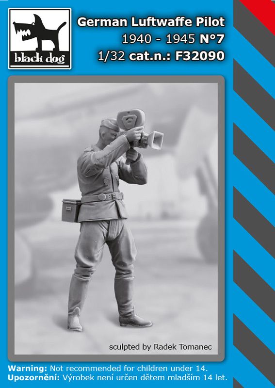 Blackdog F32090 1:32 German Luftwaffe pilot N°7 1940-45 WWII