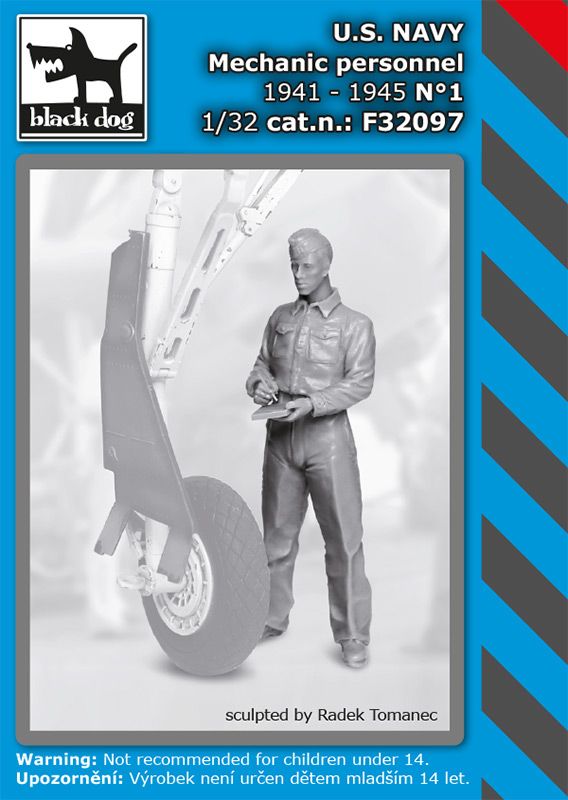 Blackdog F32097 1:32 US NAVY mechanic personnel 1941-45 N°1