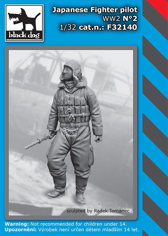 Blackdog F32140 1:32 Japanese fighter pilot WWII N°2