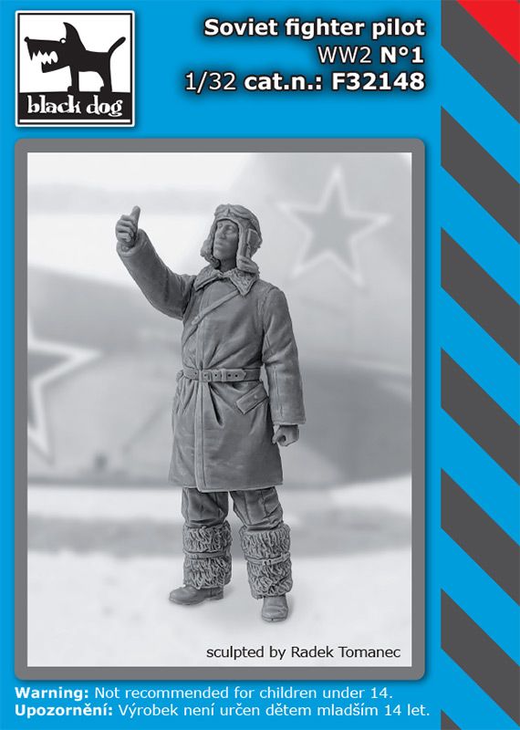 Blackdog F32148 1:32 Soviet fighter pilot WWII N°1
