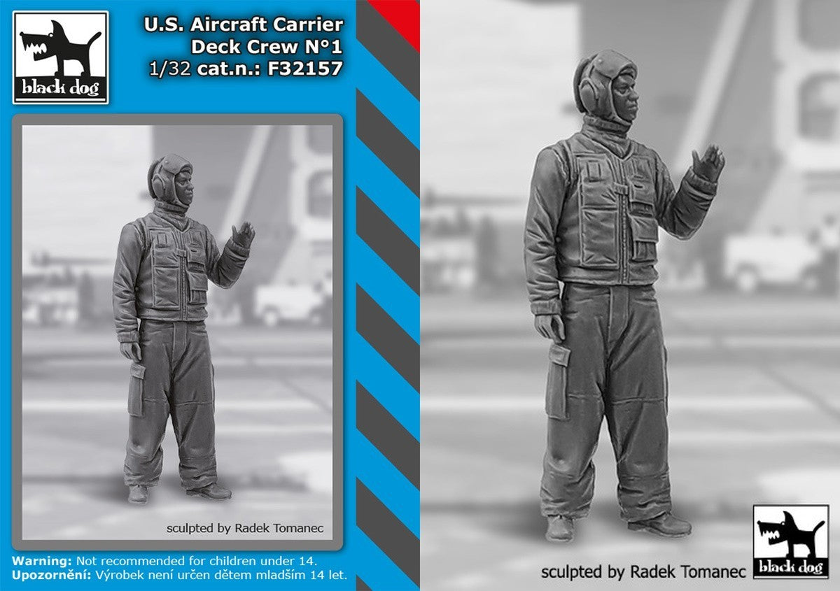 Blackdog F32157 1:32 US aircraft carrier deck crew N°1