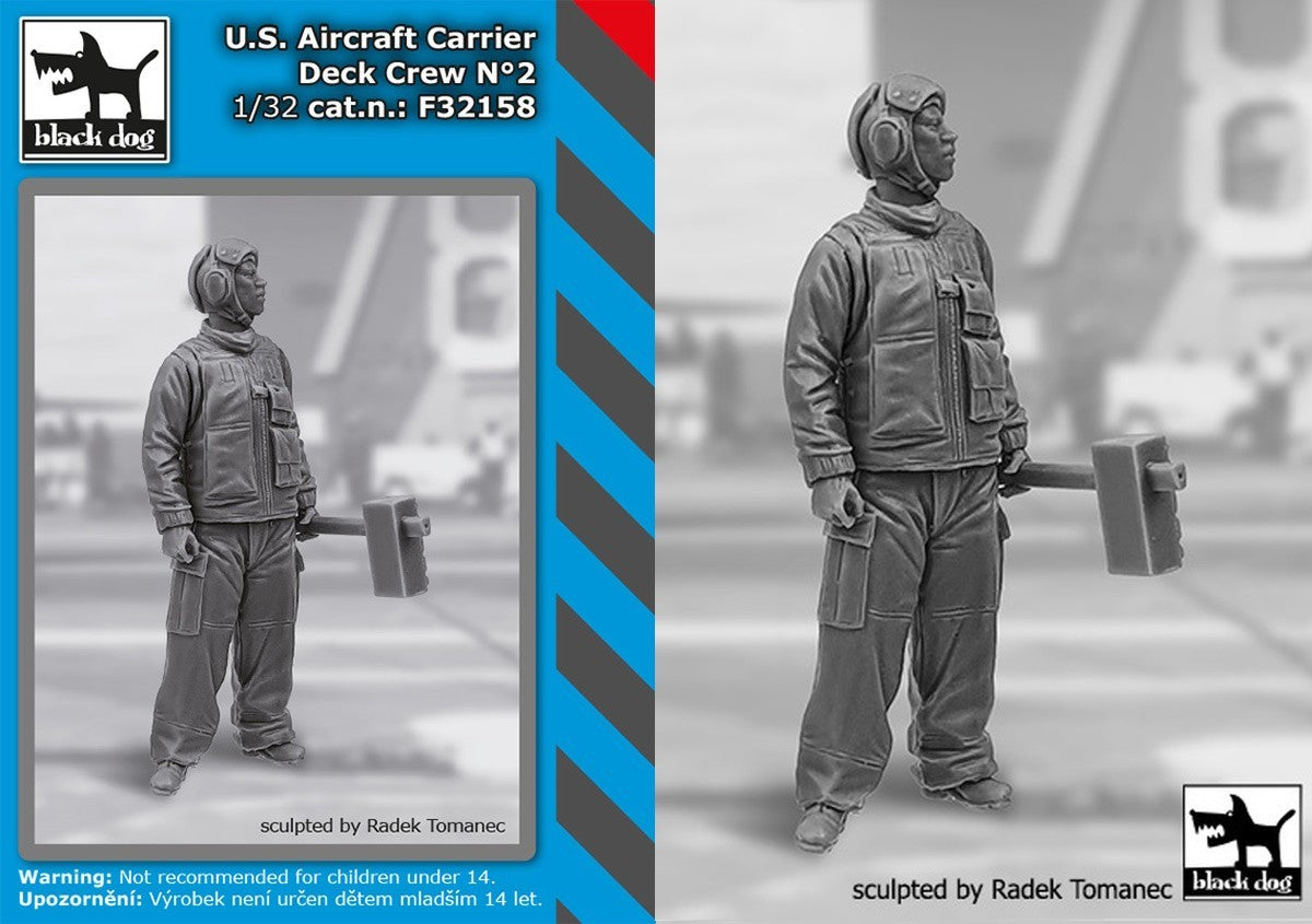 Blackdog F32158 1:32 US aircraft carrier deck crew N°2