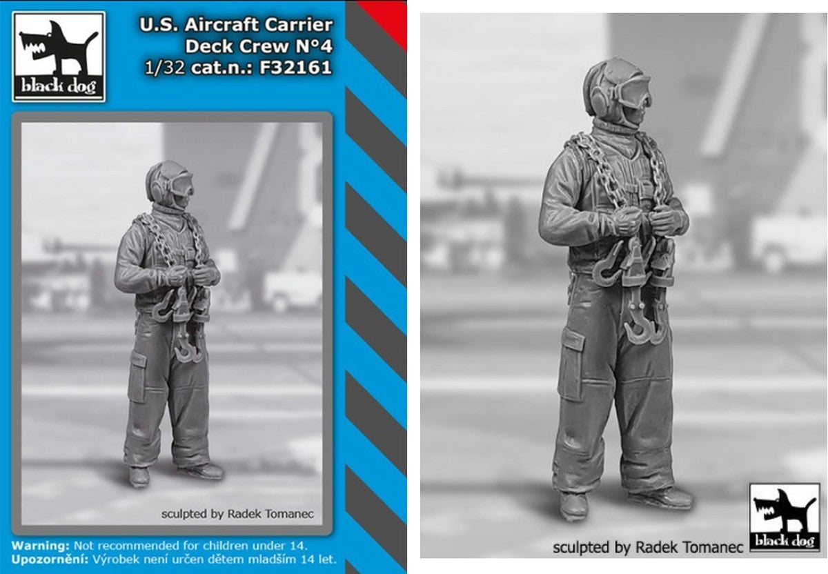 Blackdog F32161 1:32 US aircraft carrier deck crew N°4