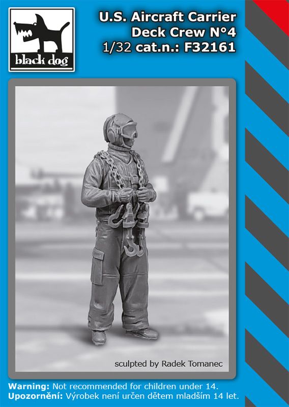 Blackdog F32161 1:32 US aircraft carrier deck crew N°4
