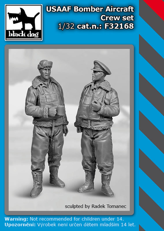 Blackdog F32168 1:32 USAAF Bomber aircraft crew set