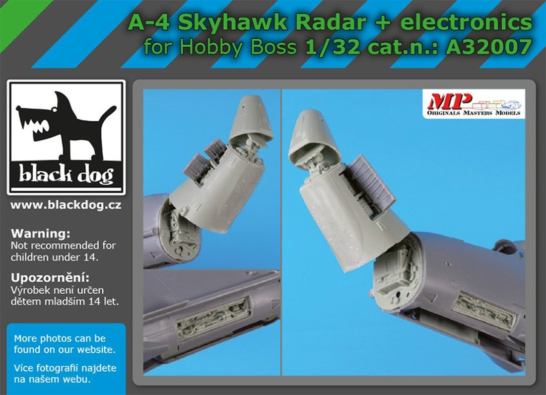 Blackdog A32007 1:32 Douglas A-4E Skyhawk radar + electronic