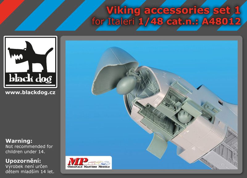 Blackdog A48012 1:48 Lockheed S-3A/B Viking accessories set No.1