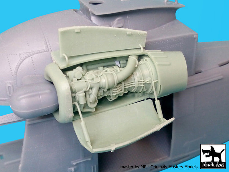 Blackdog A48028 1:48 Kaman SH-2G Super Seasprite engine