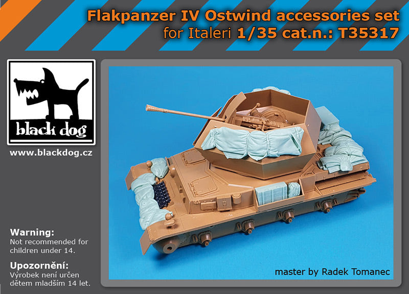 Blackdog T35317 1:35 Flakpanzer IV 'Ostwind accessories set
