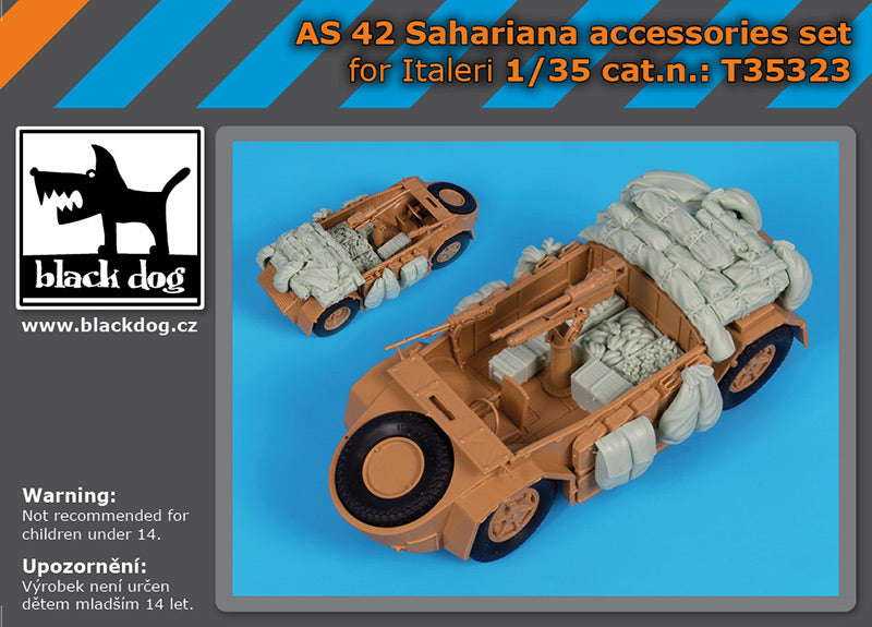 Blackdog T35323 1:35 AS-42 Sahariana accessories set