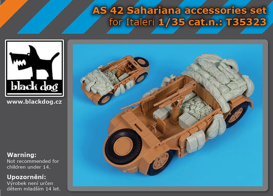 Blackdog T35323 1:35 AS-42 Sahariana accessories set