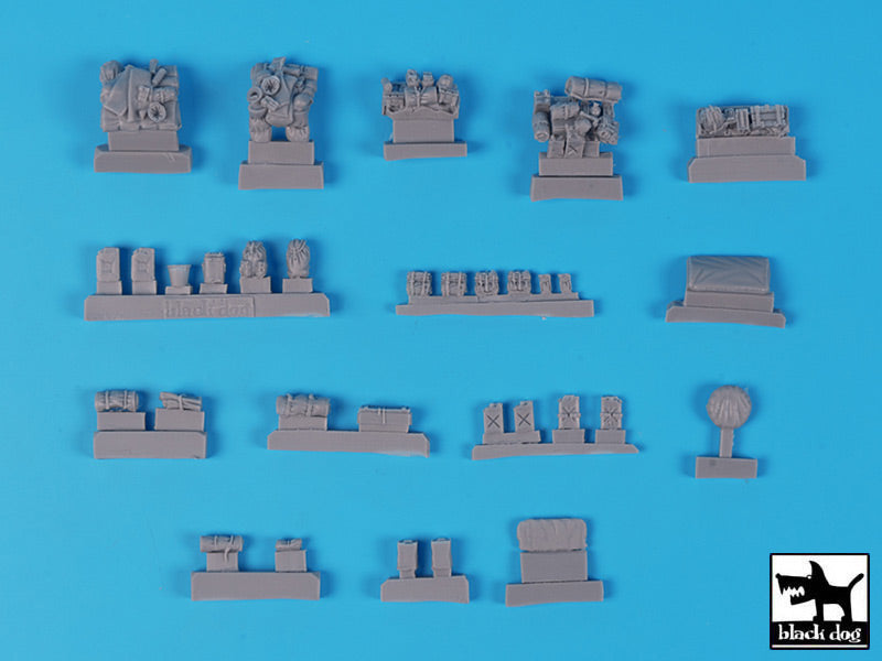 Blackdog T72190 1:72 WWII Light Military Vehicles Set accessories set